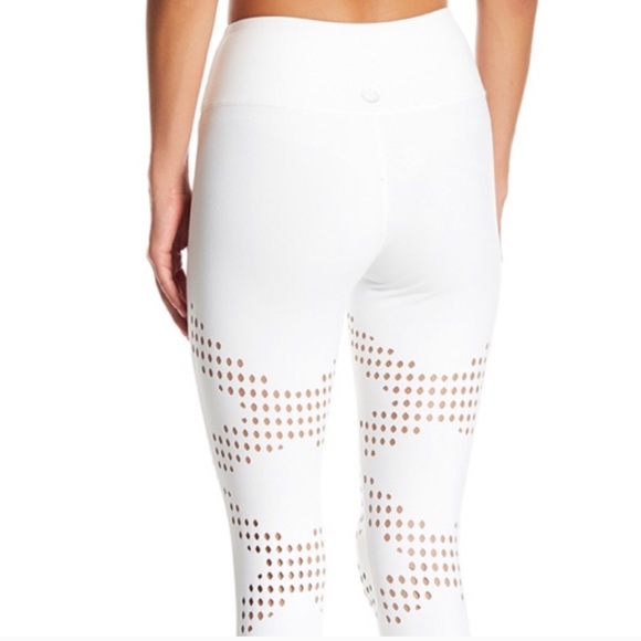 Prjon Cross Laser-Cut Legging White - Picture 2 of 7
